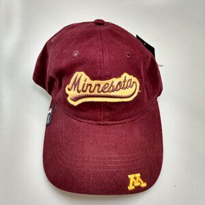 Minnesota Golden Gophers Scroll Logo Vintage Champion Hat Cap Strap Back NCAA